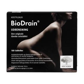 [丹麦]纽诺迪克植物清肠片180粒  New Nordic Bio-Drain 180tabs