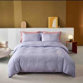 红豆四件套HB2SD00081蓝、粉、灰2.0*2.3