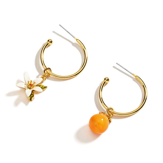 橘子不对称耳环 商品图4