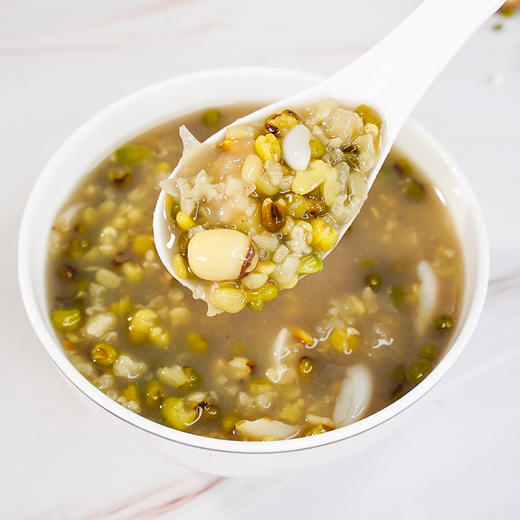 和粮溢田 陈皮绿豆百合银耳粥1.56kg 甄选原料 易煮易出沙 48小时发货 商品图3