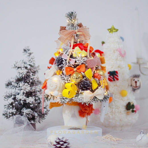 圣诞树八音盒--圣诞节专属花礼 商品图4