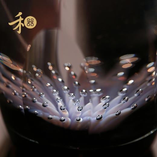 禾器花语玉华盖置耐热玻璃高端盖子配件茶具高档手工摆件盖托 商品图7