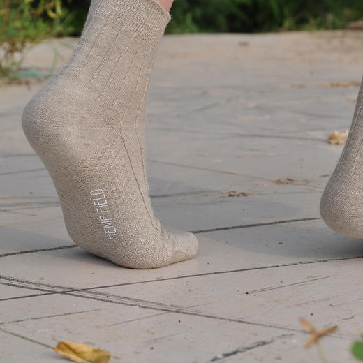 麻+中筒大麻袜 耕耘 商品图4