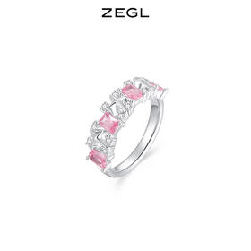 ZEGL设计师小甜兔系列蝴蝶结兔子戒指女小众设计指环开口食指戒子