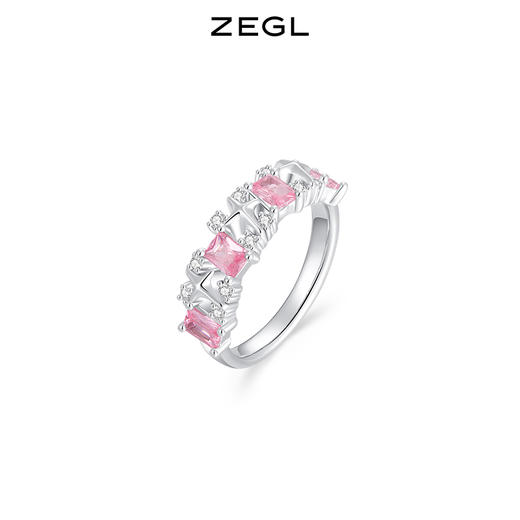 ZEGL设计师小甜兔系列蝴蝶结兔子戒指女小众设计指环开口食指戒子 商品图0