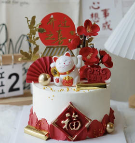 招财猫蛋糕蛋糕