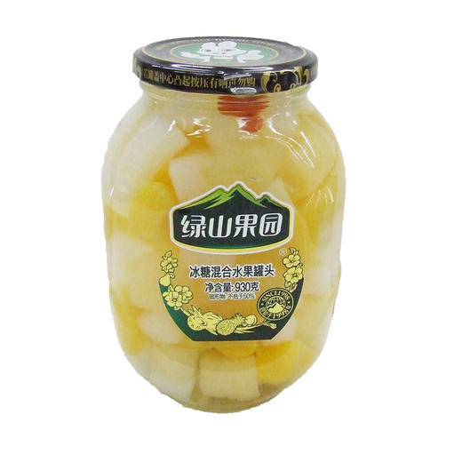 绿山果园冰糖什锦罐头930g 商品图0