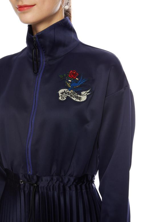 AUGUST 1 EIGHT 海军蓝布贴连衣裙 4723 商品图3