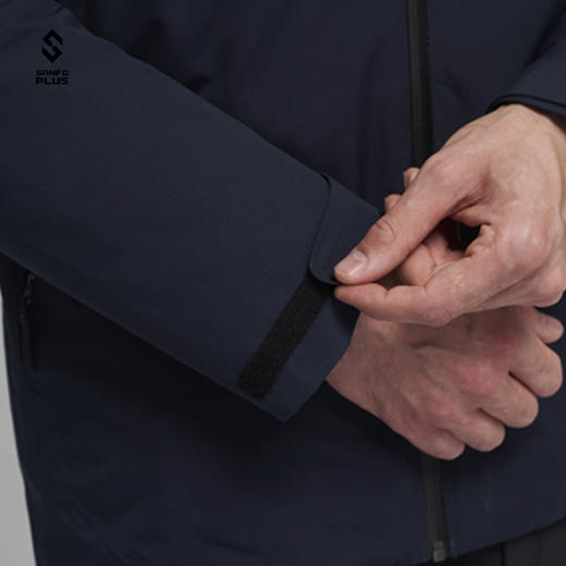 SANFO PLUS男款暗夜鹅绒三合一冲锋衣 保暖防风防雨  21080 商品图3