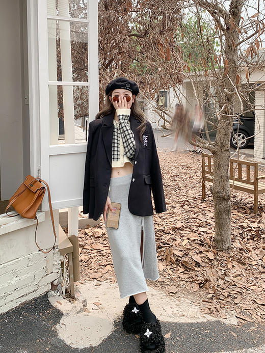 <曾小咸推荐>巨折清仓秒杀，稀有现货24小时发【仅限今日】小个子高级感秋天显瘦中长款裙子 商品图1