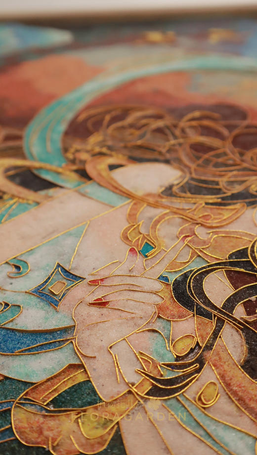 非遗掐丝珐琅画作敦煌飞天 商品图4