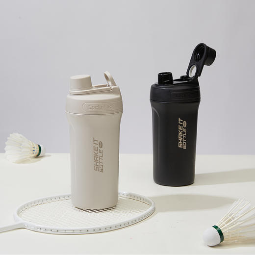 乐扣乐扣摇摇杯保冷杯纯色简约女生运动健身蛋白摇粉杯男户外 商品图5