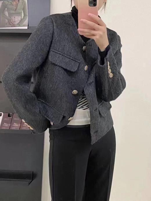 圆领羊毛外套（都市休闲） 商品图1