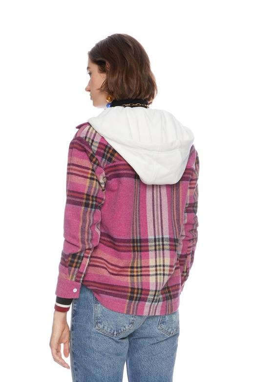 SUMMER & SAGE 经典格纹撞色吸睛衬衣 4800【不含帽子】 商品图2