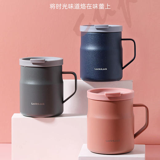 乐扣乐扣保温杯水杯女咖啡杯桌面办公室马克杯304不锈钢男生 商品图4