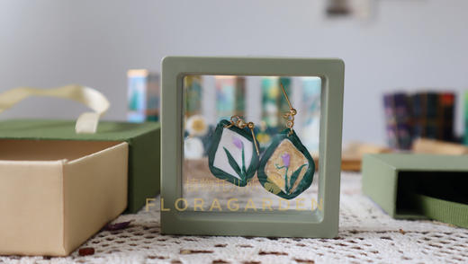 软陶压花耳环发夹 商品图7