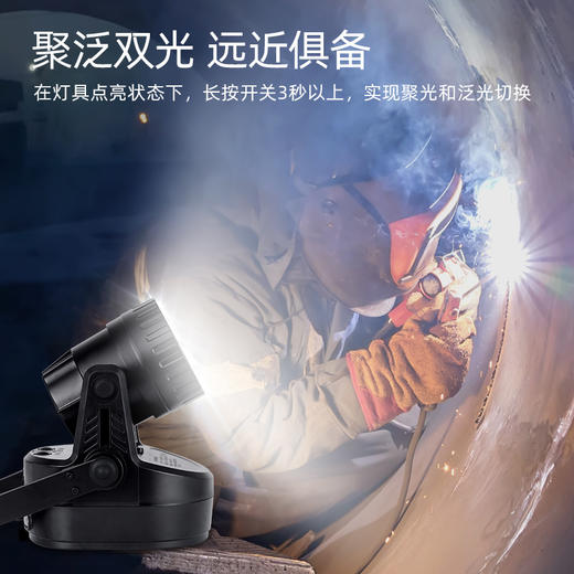 SUPERFIRE神火D11防爆手电筒多功能磁吸超亮远射大功率带防爆证手提探照灯 商品图3