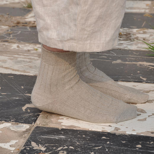 麻+中筒大麻袜 耕耘 商品图3