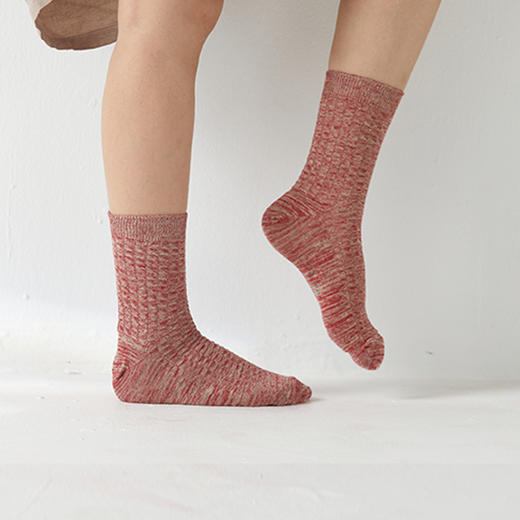 麻+汉麻袜 桃红 商品图1