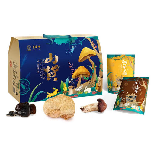 良田半亩半亩川  山珍悦礼1260g  南北干货食用菌山货礼包 商品图0