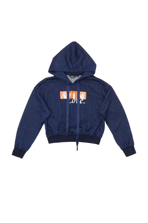 SIEGO 字母蓝色连帽卫衣 4755 商品图4