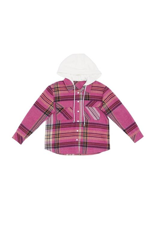 SUMMER & SAGE 经典格纹撞色吸睛衬衣 4800【不含帽子】 商品图4