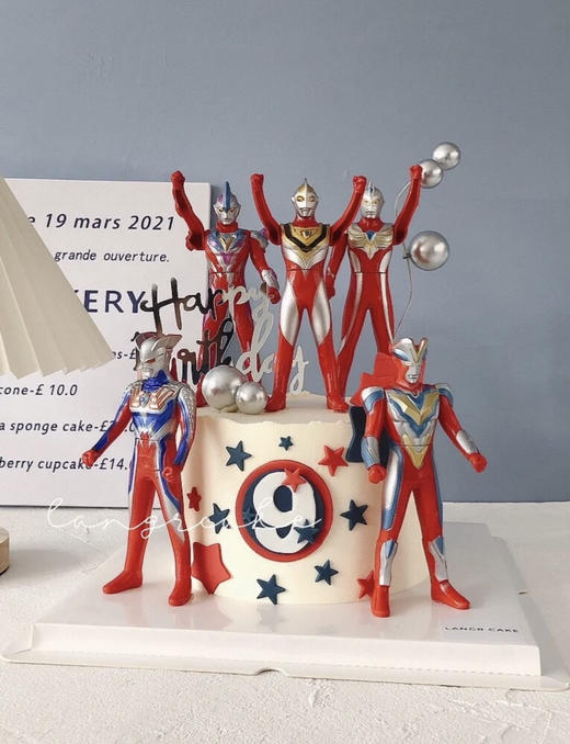 奥特曼蛋糕（备注年龄数字） 商品图0