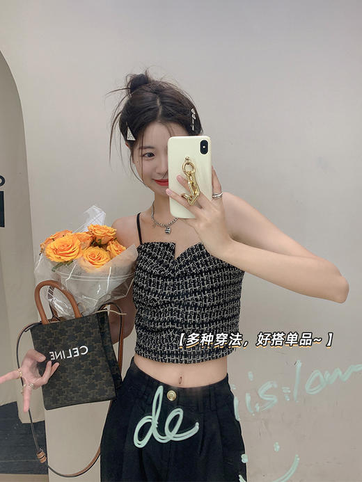 【99元任选2件】微信粉丝秒杀专场 仅此今天 活动结束下架  外穿别致小上衣设计感短款辣妹美背 商品图3