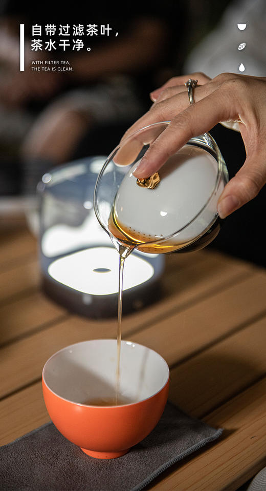 小时光  会发光的便携茶具 商品图3