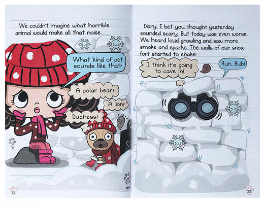 英文原版Pug’s Snow Day: A Branches Book 哈巴狗系列儿童桥梁章节书Diary of a Pug #2彩色初级读物趣味故事书提升阅读能力 商品图3