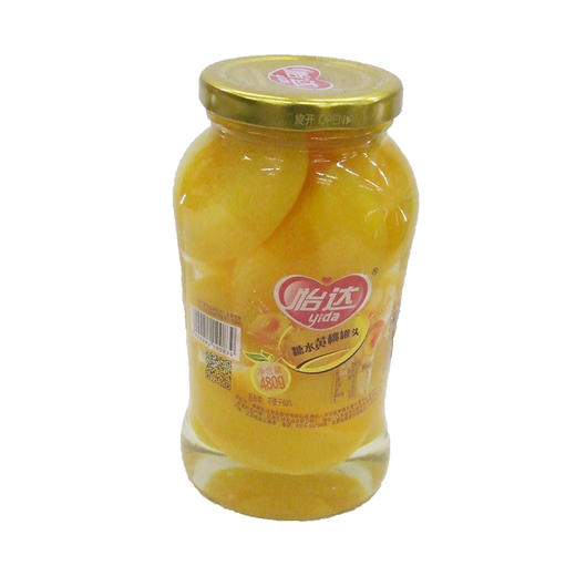 怡达黄桃罐头480g 商品图0