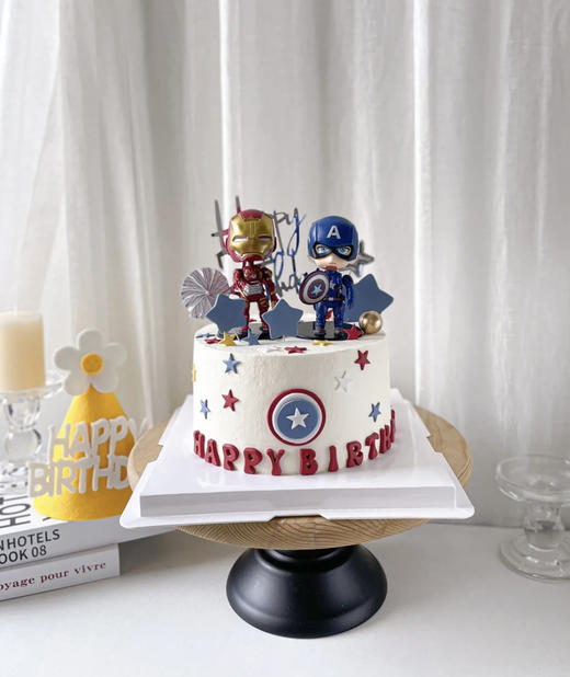 钢铁侠美国队长蛋糕 商品图0