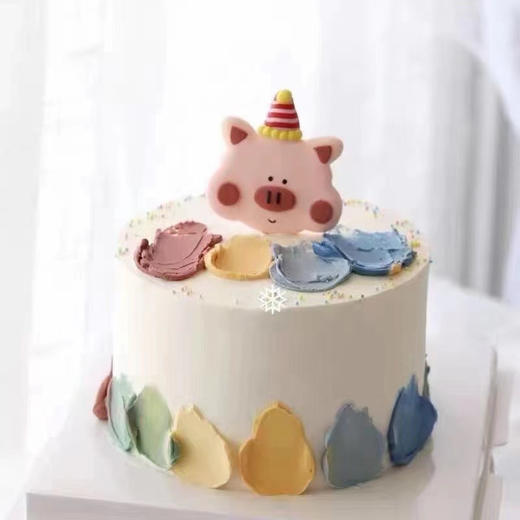 生日猪蛋糕 商品图0