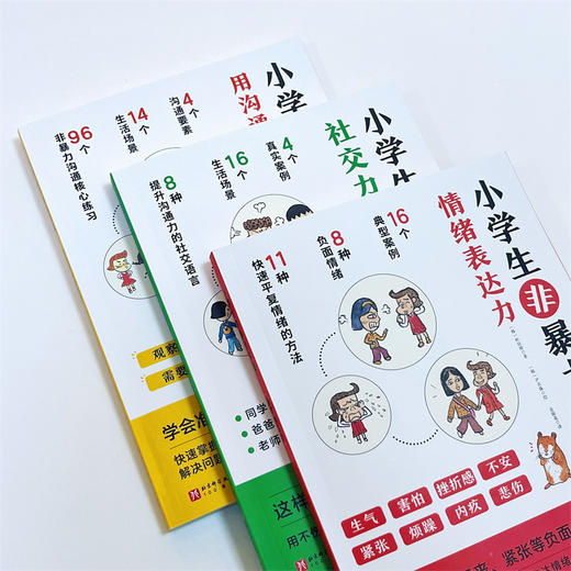 小学生非暴力沟通（全3册）6岁+ 4个沟通要素14个生活场景96个非暴力沟通练习 商品图6