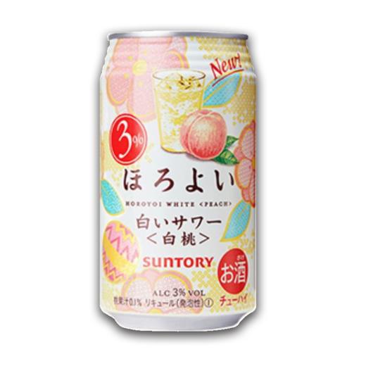 三得利 白桃乳饮配制酒3% 350ml  商品图0