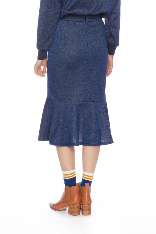 SIEGO 蓝色开衩鱼尾裙 4756 商品图3