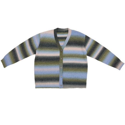 CryingCenter 湖水蓝绿渐变针织开衫 哭喊中心 商品图4