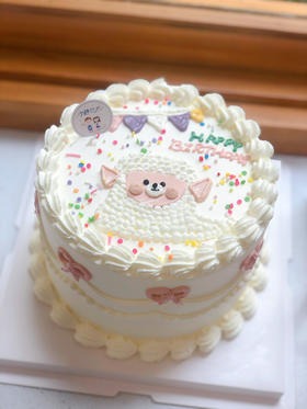 手绘羊奶油蛋糕 下单前请仔细阅读商品详情