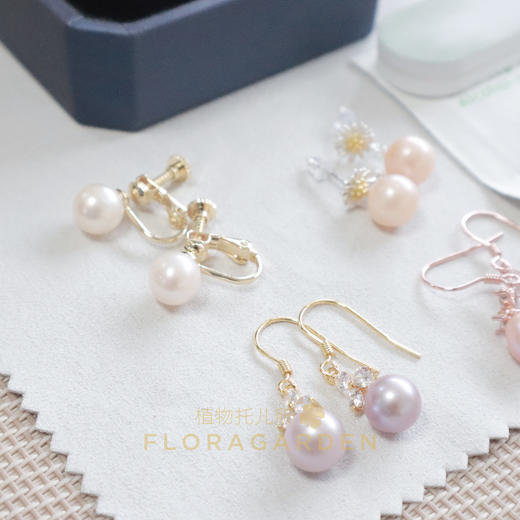 s925银珍珠耳环 商品图3