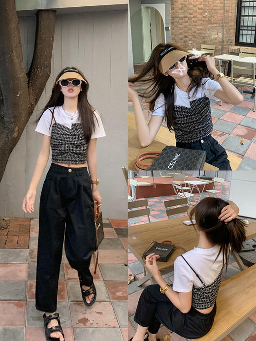 【99元任选2件】微信粉丝秒杀专场 仅此今天 活动结束下架  外穿别致小上衣设计感短款辣妹美背 商品图5