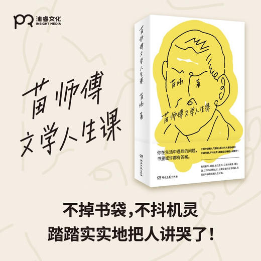 苗师傅文学人生课 苗炜 著 不掉书袋，不抖机灵，踏踏实实地把人讲哭了 文学随笔 商品图0