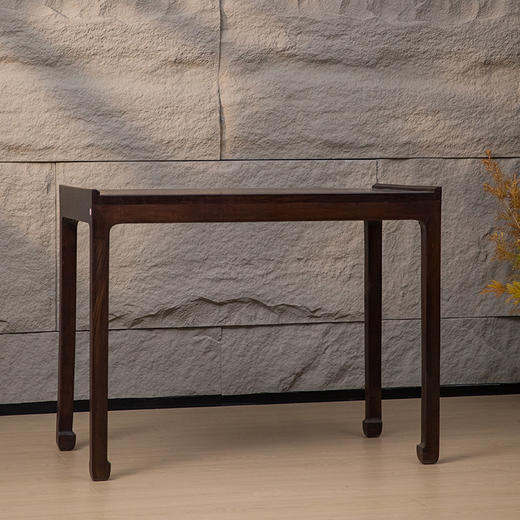 清 红木独板四面平带翘头画桌 商品图4