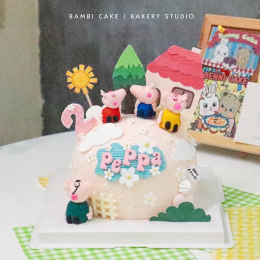 peppa小猪佩奇球形蛋糕 商品图0