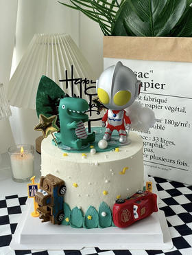 奥特曼总动员蛋糕