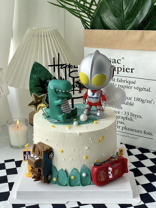 奥特曼总动员蛋糕 商品图0