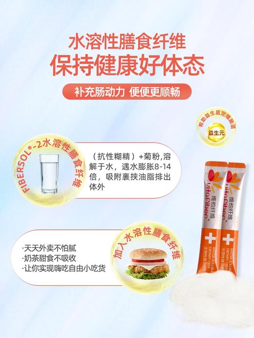 维他菊粉膳食纤维清理肠道去油腻宿便素粉益生元孕妇老年固体饮料 商品图2