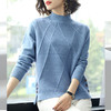 短款半高领加厚毛衣宽松韩版针织打底衫 商品缩略图0