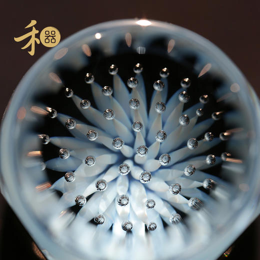 禾器花语玉华盖置耐热玻璃高端盖子配件茶具高档手工摆件盖托 商品图4