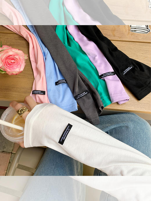 <曾小咸推荐>巨折清仓秒杀，稀有现货24小时发【仅限今日】秋冬打底衫简约基本款圆领宽松百搭纯色上衣 商品图5