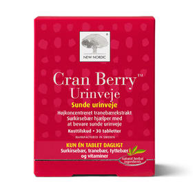 [丹麦]纽诺迪克蔓越莓复合片30粒  New Nordic Cran Berry 30tabs